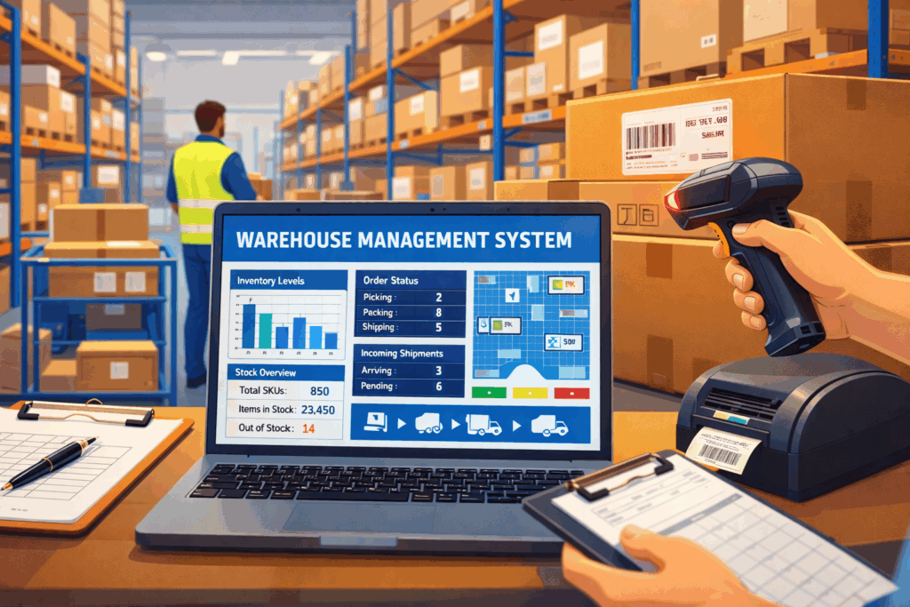 sistema de gestión de almacén